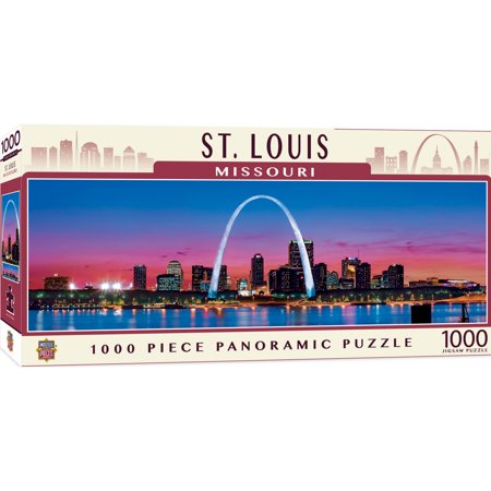 MasterPieces 1000 Piece Panoramic Jigsaw Puzzle - St. Louis - 13"x39"