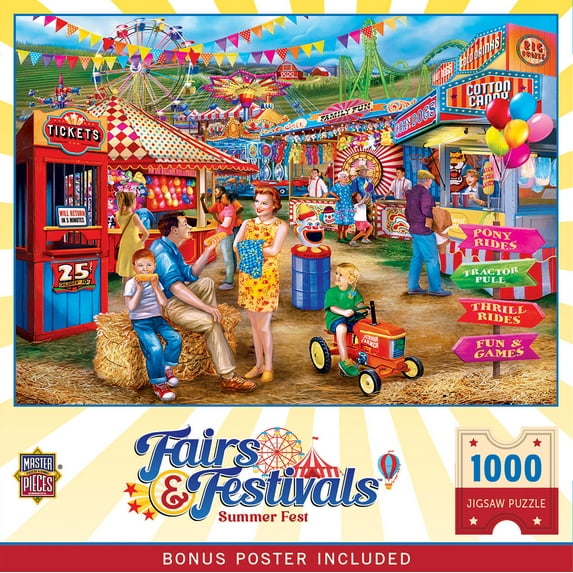 MasterPieces 1000 Piece Jigsaw Puzzle - Summer Fest - 19.25"x26.75"