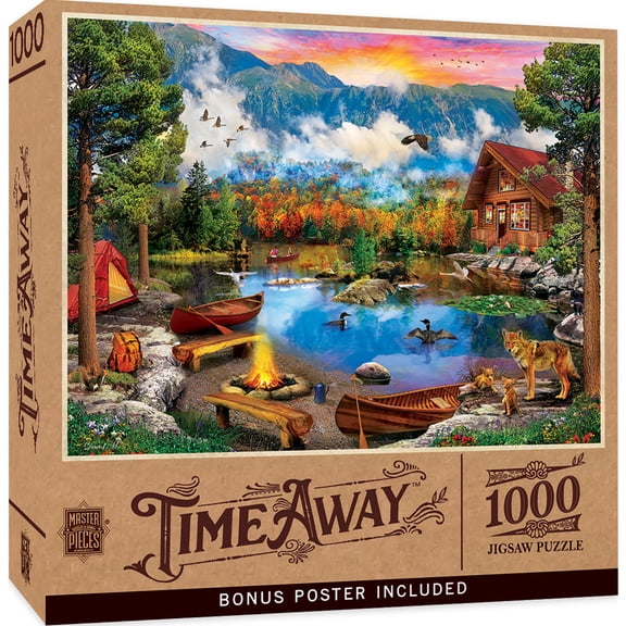 MasterPieces 1000 Piece Jigsaw Puzzle - Sunset Canoe - 19.25"x26.75"