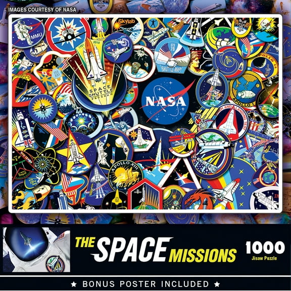 MasterPieces 1000 Piece Jigsaw Puzzle - The NASA Missions - 19.25"x26.75"