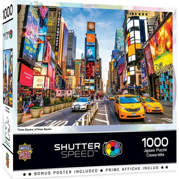 MasterPieces 1000 Piece Jigsaw Puzzle - Times Square - 19.25"x26.75"