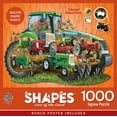 thumbnail image 1 of MasterPieces 1000 Piece Jigsaw Puzzle - Tractor Shape - 38.5"x26.5", 1 of 7