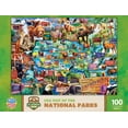thumbnail image 1 of MasterPieces 100 Piece Jigsaw Puzzle for Kids - National Parks Map, 1 of 5