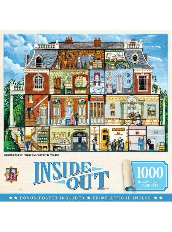 MasterPieces 1000 Piece Jigsaw Puzzle - Walden Manor House - 19.25"x26.75"