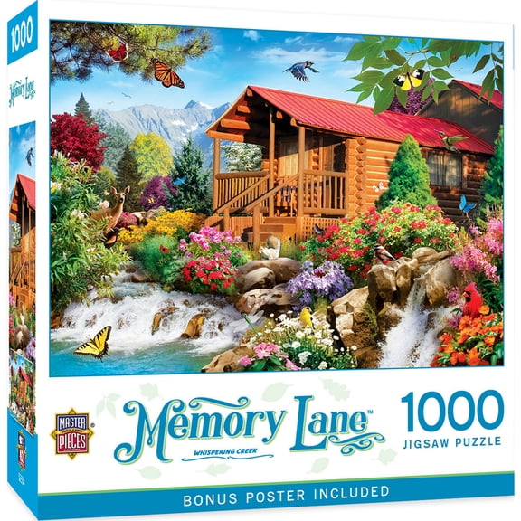 MasterPieces 1000 Piece Jigsaw Puzzle - Whispering Creek - 19.25"x26.75"