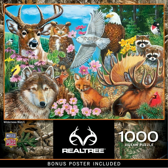 MasterPieces 1000 Piece Jigsaw Puzzle - Wilderness Watch - 19.25"x26.75"