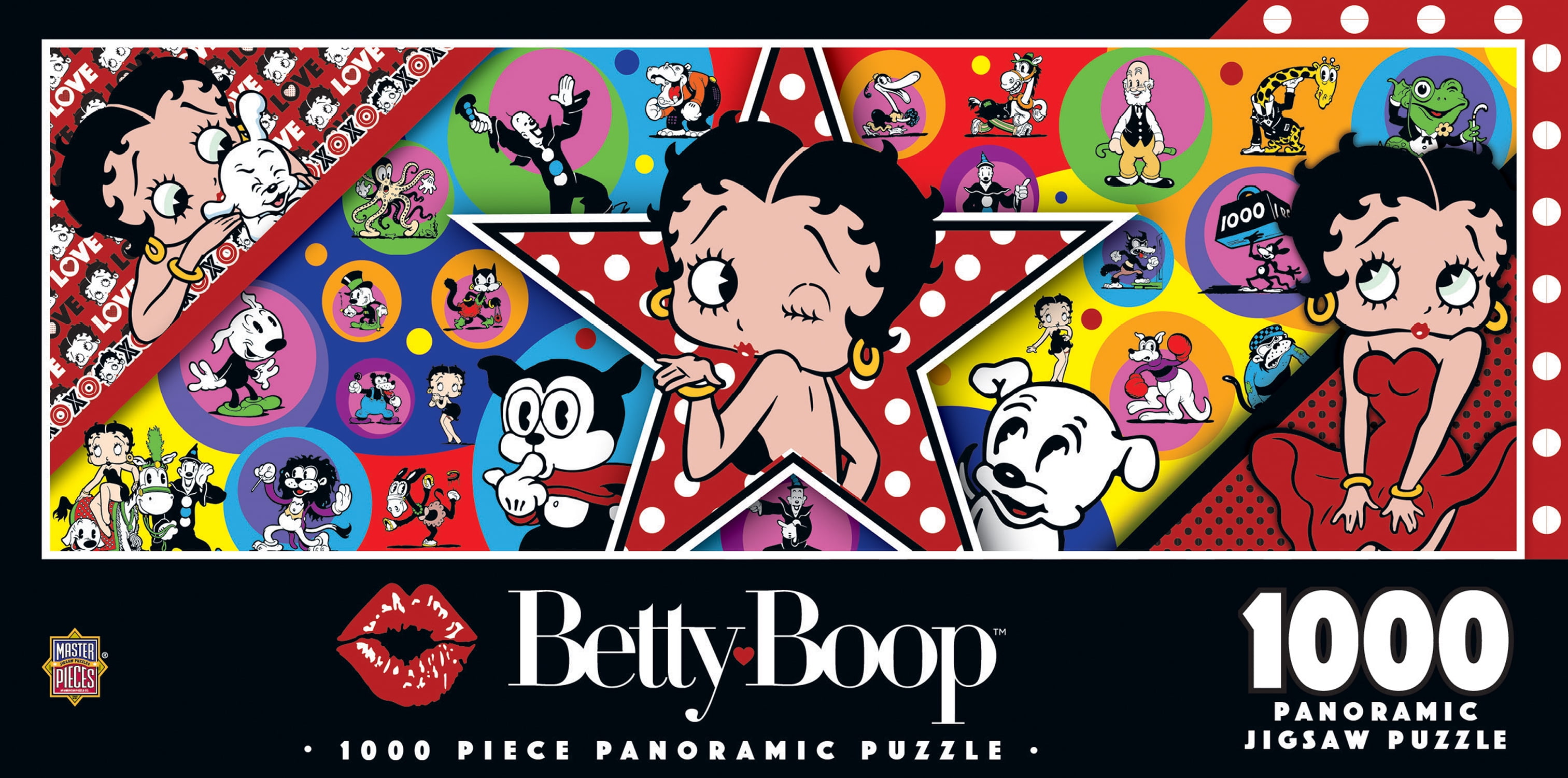 Betty Boop 1000 Piece Panoramic Pop Culture Jigsaw Puzzle