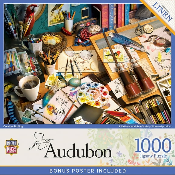 MasterPieces 1000 Piece Jigsaw Puzzle for Adults - Creative Birding - 19.25"x26.75"