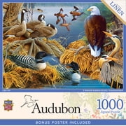 MasterPieces Audubon Lake Life 1000 Piece Jigsaw Puzzle for Adults - National Audubon Society