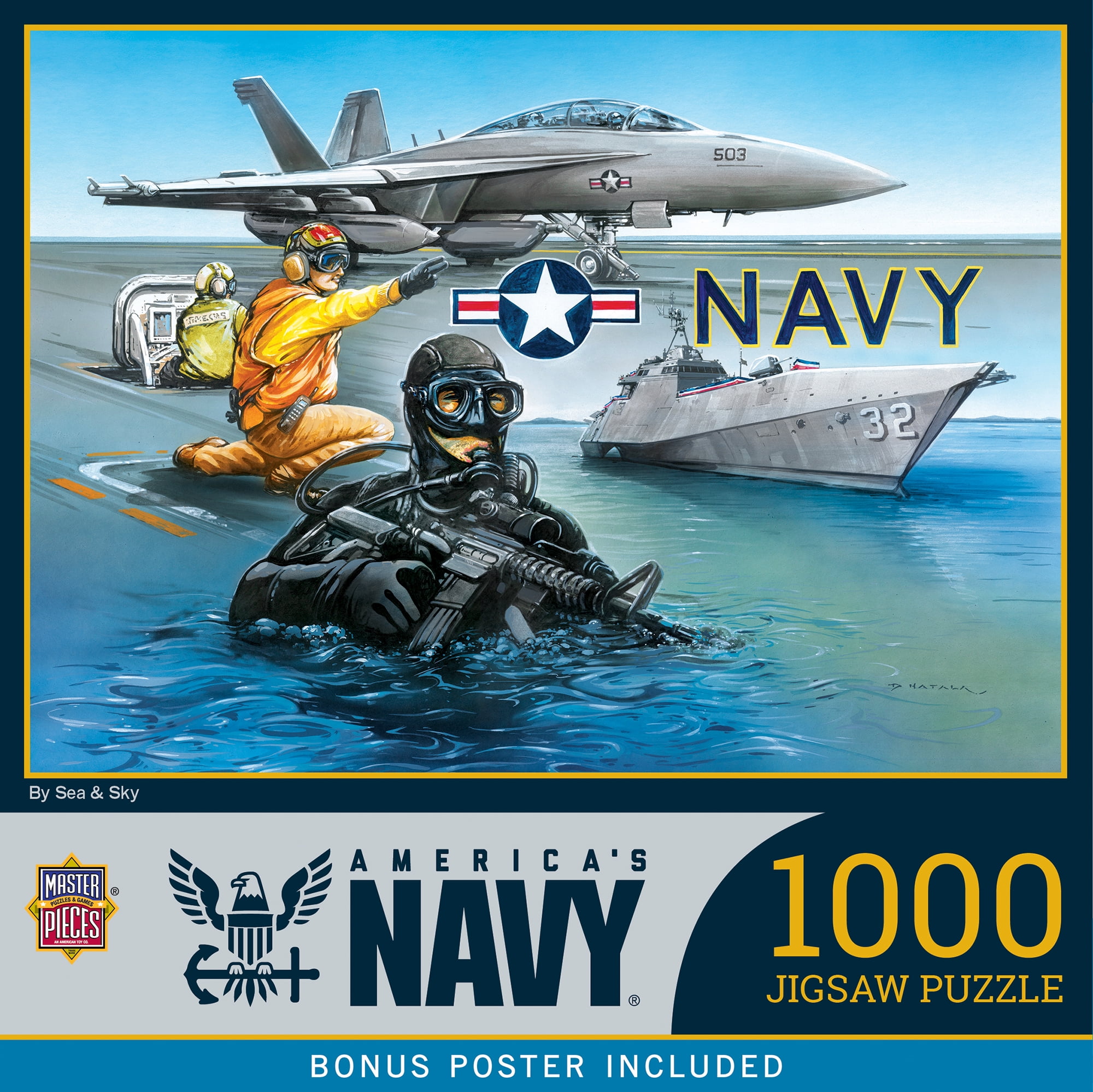 ジグソーパズル MasterPieces US Army Firepower MasterPieces 1000 Piece Jigsaw Puzzle - Army Firepower