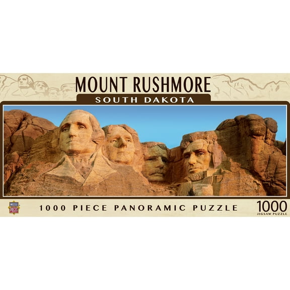 MasterPieces 1000 Piece Panoramic Jigsaw Puzzle - Mount Rushmore - 13"x39"