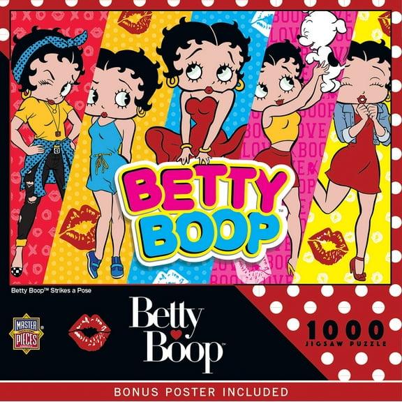 MasterPieces 1000 Piece Puzzle - Betty Boop Strikes a Pose - 19.25"x26.75"