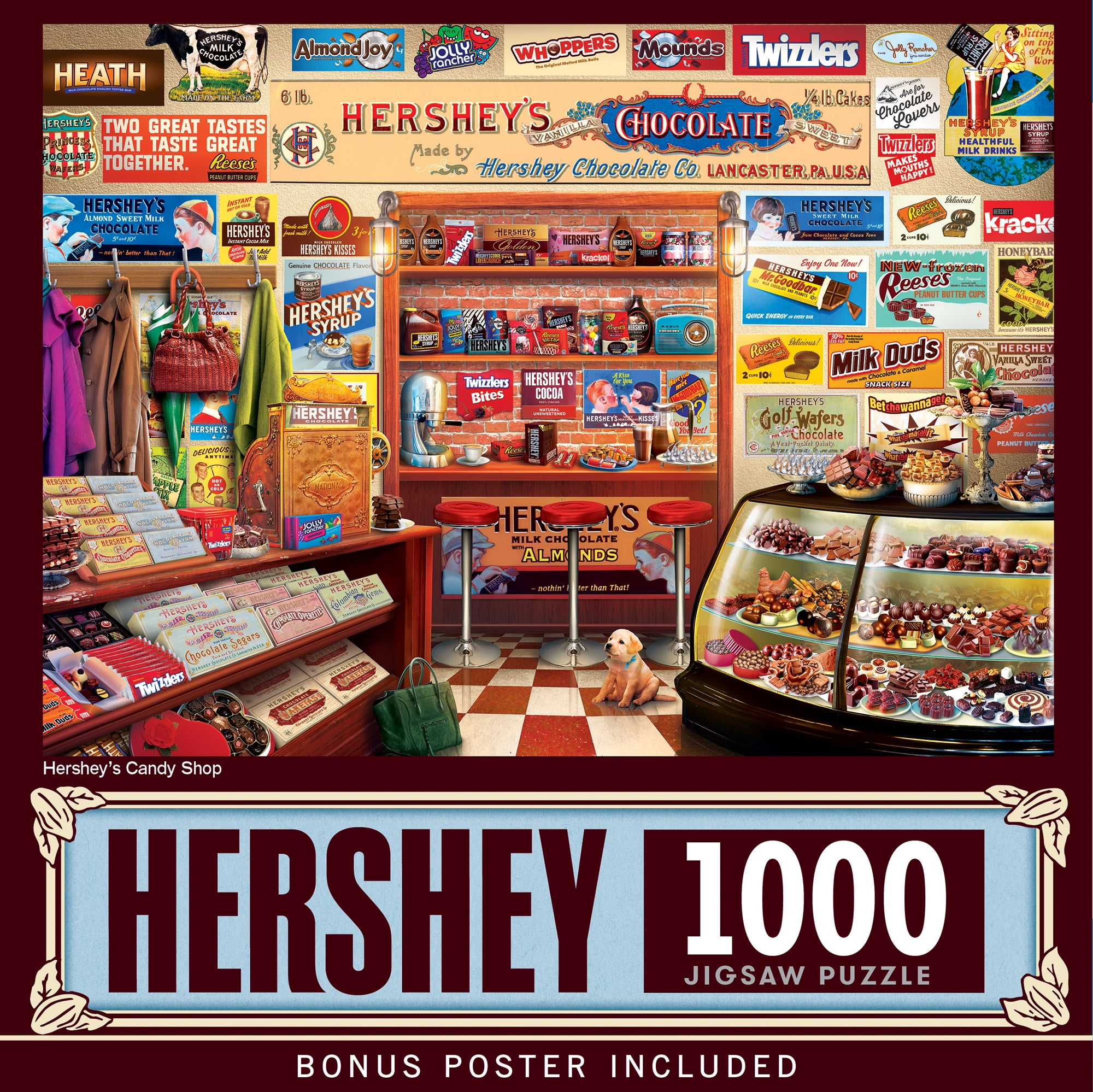 MasterPieces 1000 Piece Puzzle - Hershey's Candy Shop - 19.25"x26.75"