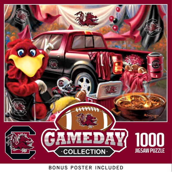 MasterPieces NCAA South Carolina Gamecocks 1000 Piece Jigsaw Puzzle - Adult Fan Gift