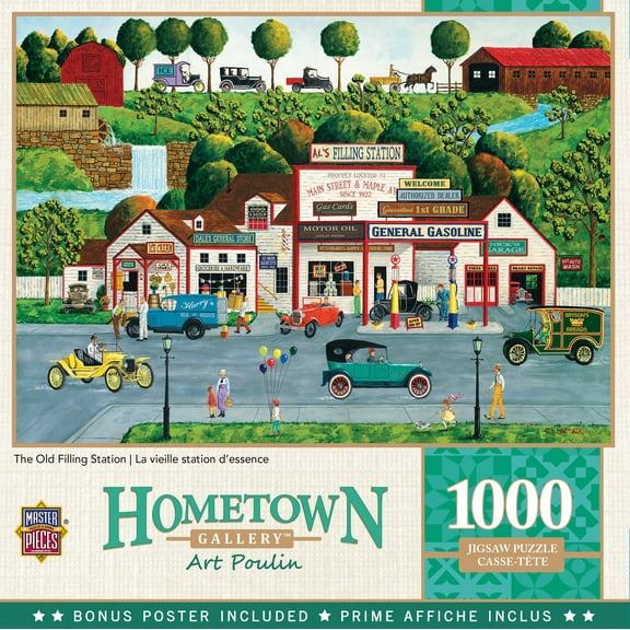 MasterPieces 1000 Piece Puzzle - The Old Filling Station - 19.25"x26.75"