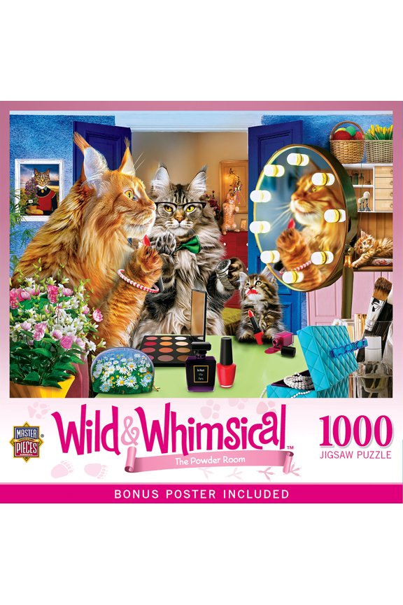 1000 Piece Puzzle - The Powder Room - 19.25"x26.75"