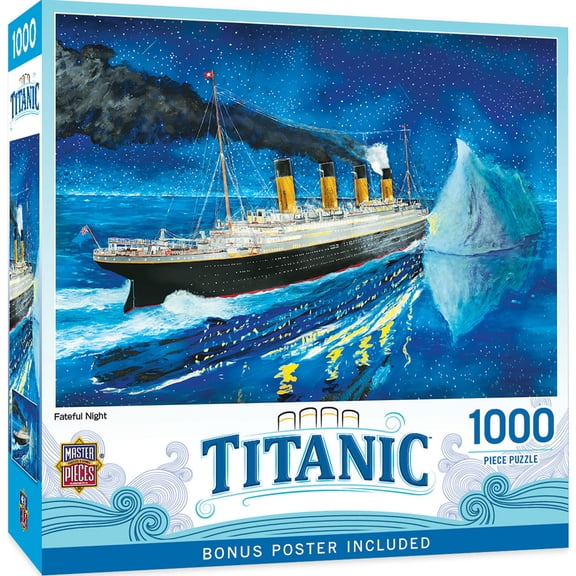 MasterPieces 1000 Piece Puzzle - Titanic Fateful Night - 19.25"x26.75"