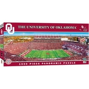 MasterPieces 1000 Piece Sports Jigsaw Puzzle - NCAA Oklahoma Sooners Center View Panoramic - 13"x39"