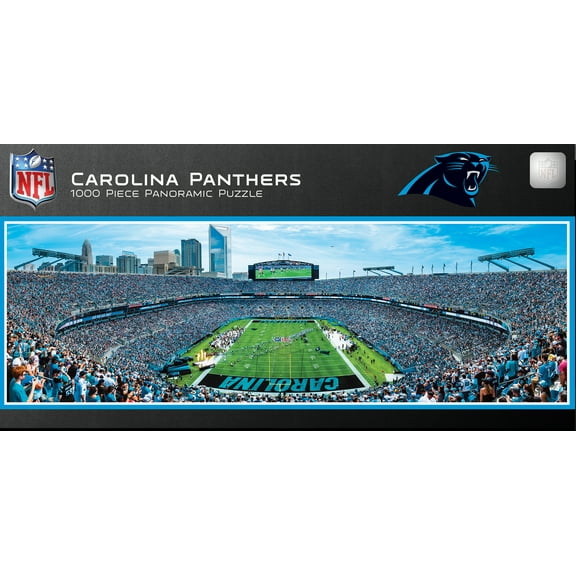 MasterPieces 1000 Piece Sports Panoramic Jigsaw Puzzle - NFL Carolina Panthers Endzone View