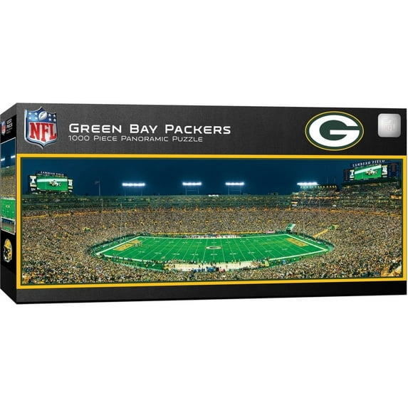 MasterPieces 1000 Piece Sports Panoramic Jigsaw Puzzle - NFL Green Bay Packers Center View