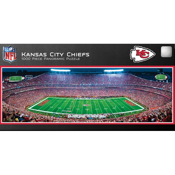 MasterPieces 1000 Piece Sports Panoramic Jigsaw Puzzle - NFL Kansas City Chiefs Center View