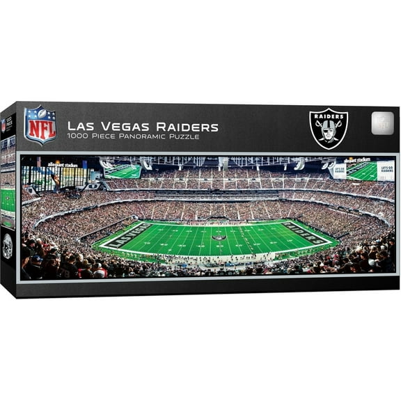 MasterPieces 1000 Piece Sports Panoramic Jigsaw Puzzle - NFL Las Vegas Raiders Center View
