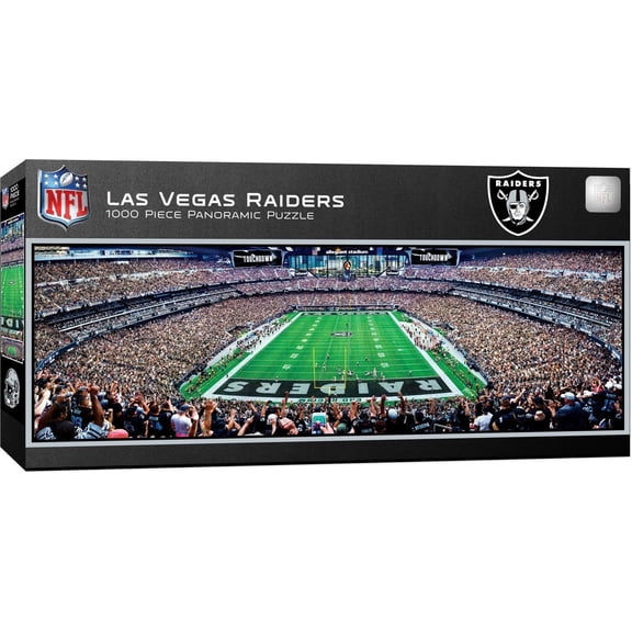 MasterPieces 1000 Piece Sports Panoramic Jigsaw Puzzle - NFL Las Vegas Raiders Endzone View
