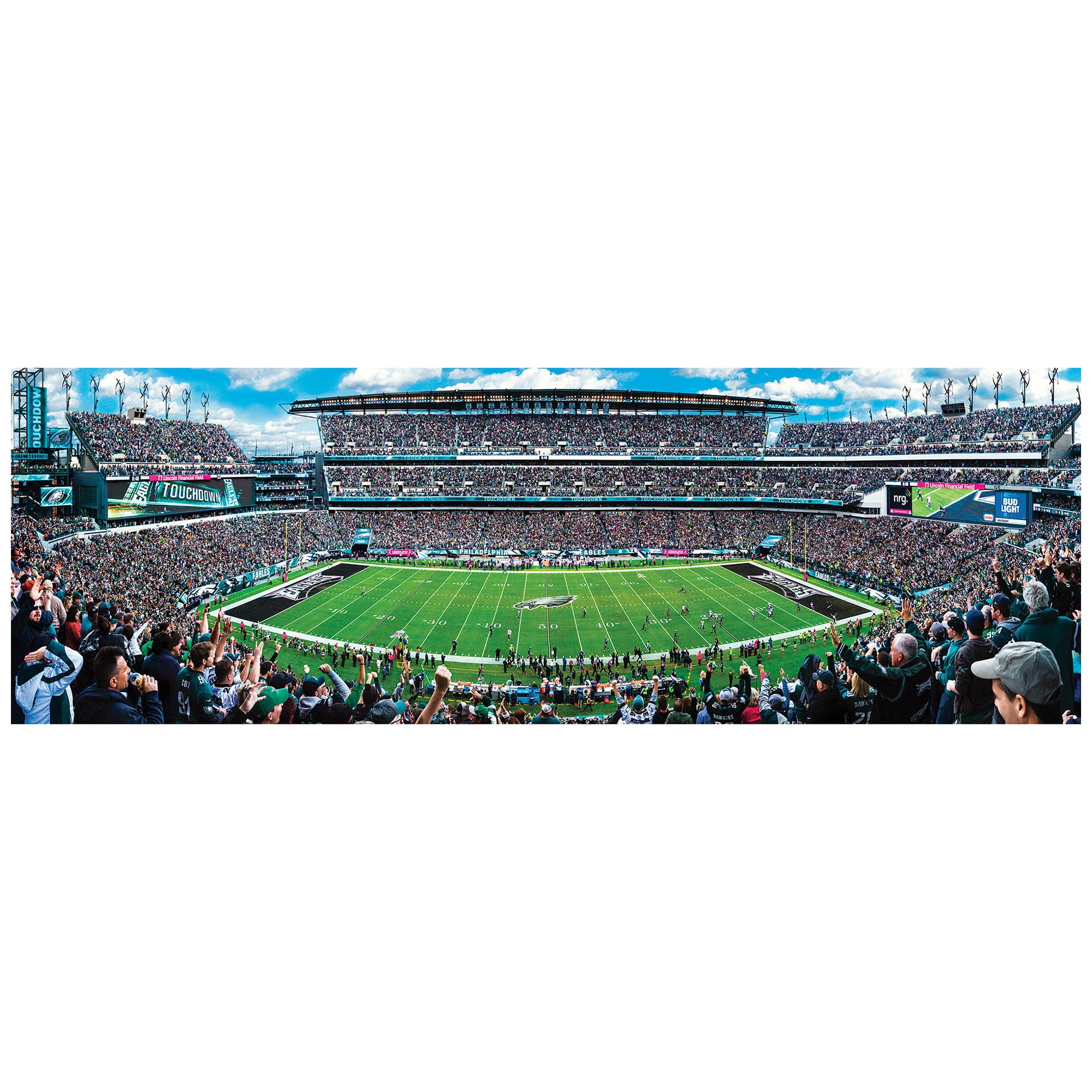 Masterpieces 1000 piece sports panoramic jigsaw puzzle - nfl ...