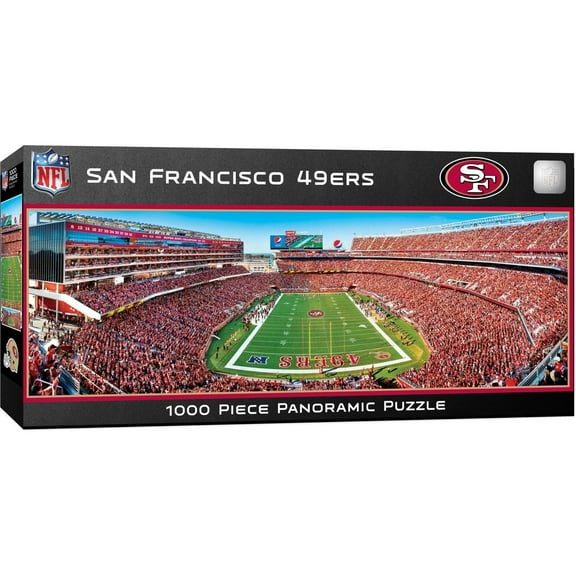 MasterPieces 1000 Piece Sports Panoramic Jigsaw Puzzle - NFL San Francisco 49ers  Endzone View
