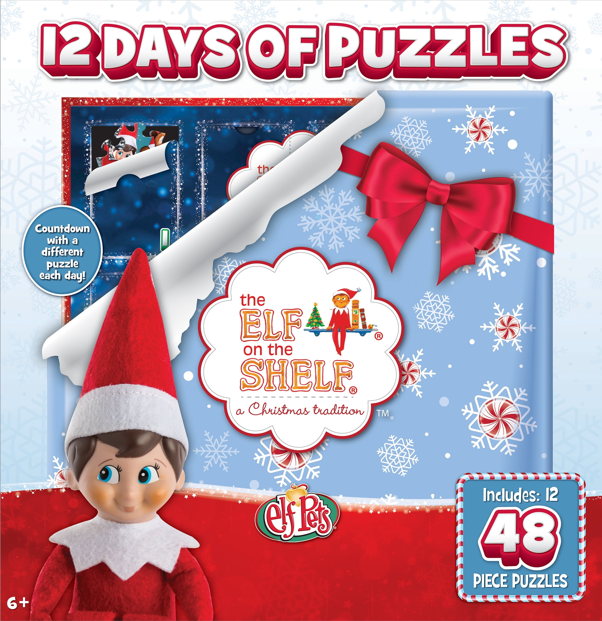MasterPieces 12 Pack Jigsaw Puzzle - 12 Days of Elf on the Shelf