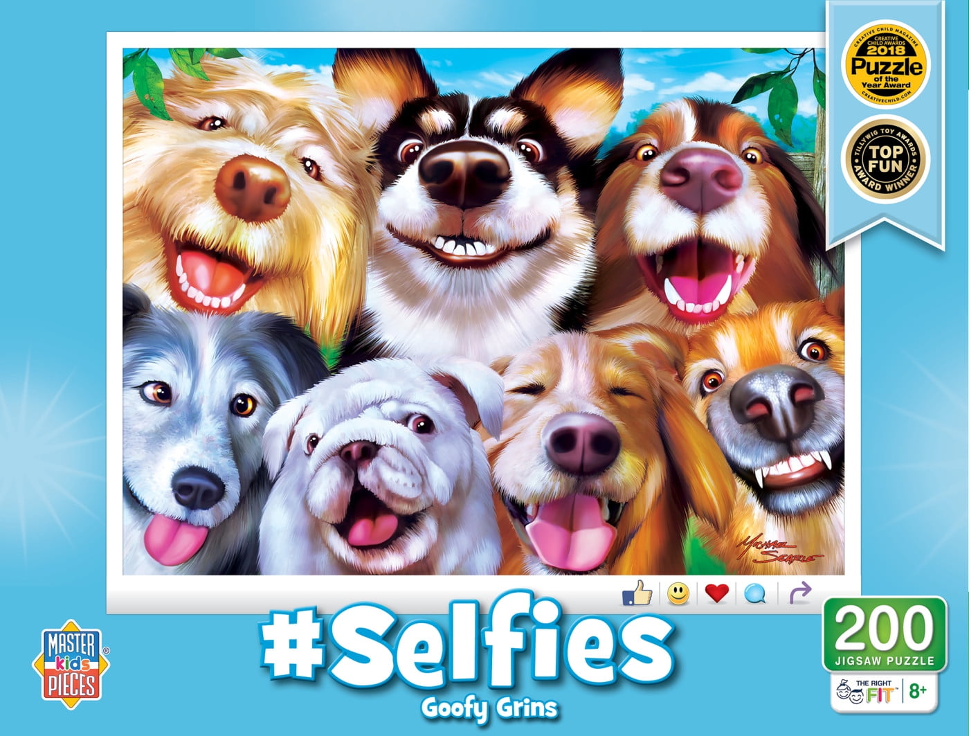 Educa Selfie Pet Parade Puzzle 200pcs