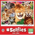 thumbnail image 1 of MasterPieces Safari Sillies 200 Piece Jigsaw Puzzle for Kids Ages 8+ - Fun Animal Selfie Theme, 1 of 4