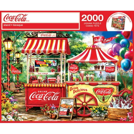 MasterPieces 2000 Piece Jigsaw Puzzle - Coca-Cola Stand - 39"x27"
