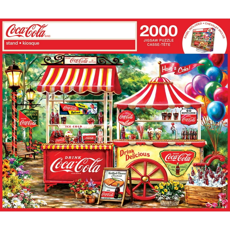 MasterPieces Coca-Cola Stand 2000 Piece Jigsaw Puzzle for Adults