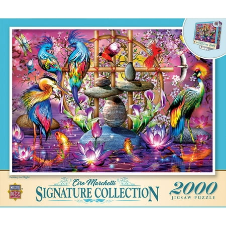 MasterPieces 2000 Piece Jigsaw Puzzle - Fantasy in Flight - 39"x27"