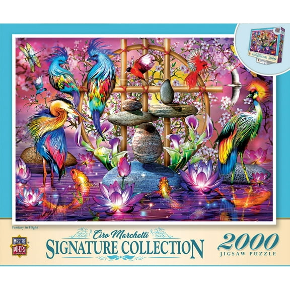 MasterPieces 2000 Piece Jigsaw Puzzle - Fantasy in Flight - 39"x27"