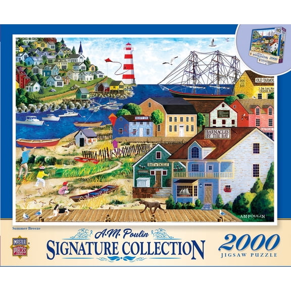 MasterPieces Summer Breeze 2000 Piece Jigsaw Puzzle for Adults - 39"x27" - Recycled Material