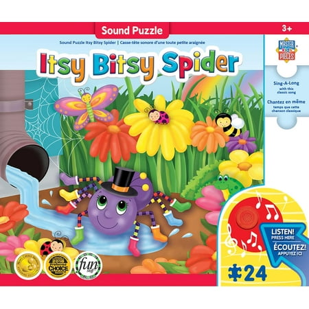 MasterPieces 24 Piece Sing-A-Long Sound Puzzle - Itsy Bitsy Spider