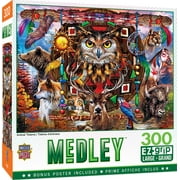 MasterPieces 300 Piece EZ Grip Jigsaw Puzzle - Animal Totems - 18"x24"