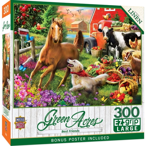 MasterPieces 300 Piece EZ Grip Jigsaw Puzzle - Best Friends - 18"x24"