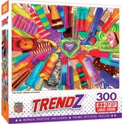 MasterPieces 300 Piece EZ Grip Jigsaw Puzzle - Cool Treats - 18"x24"