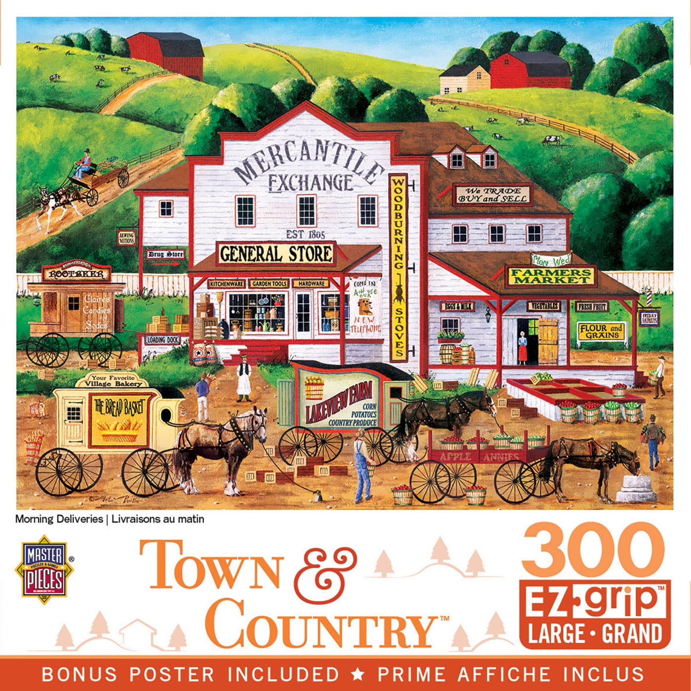 MasterPieces 300 Piece EZ Grip Jigsaw Puzzle Morning Deliveries 18