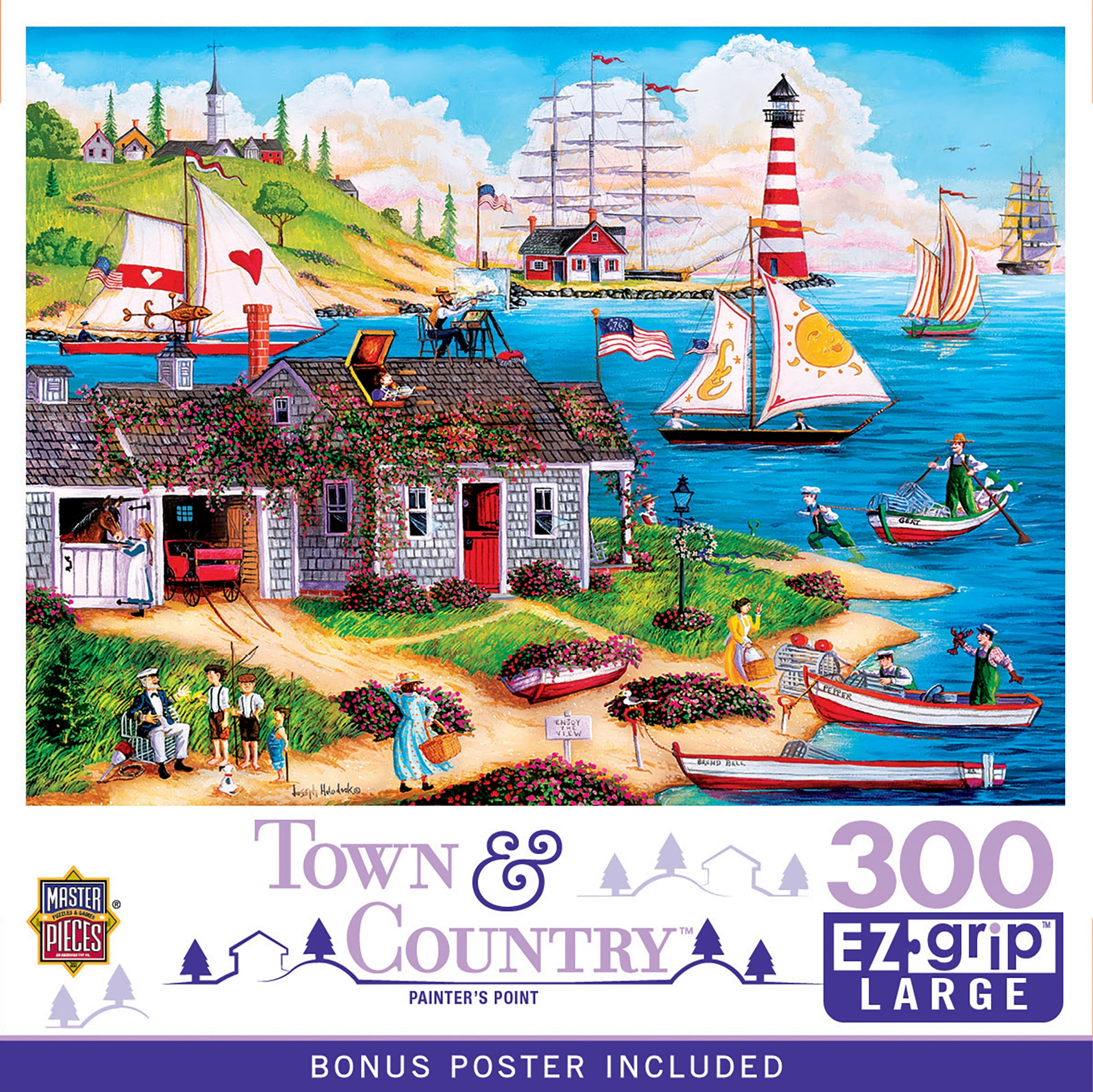MasterPieces, Jigsaw Puzzle, 300 Piece EZ Grip, Painter's Point