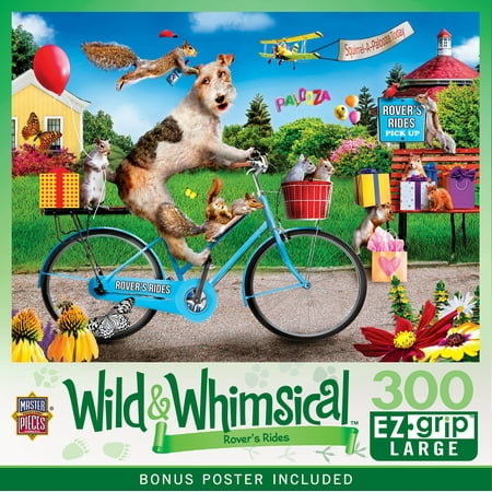 MasterPieces 300 Piece EZ Grip Jigsaw Puzzle - Rovers Rides - 18"x24"