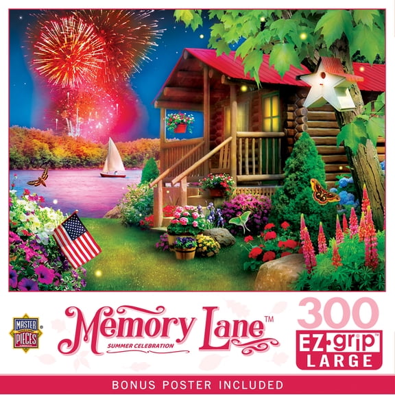 MasterPieces 300 Piece EZ Grip Jigsaw Puzzle - Summer Celebration - 18"x24"