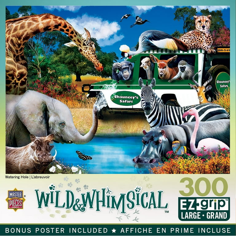 At the Watering Hole Puzzle - 300 piece At the Watering Hole Puzzle - 300 piece