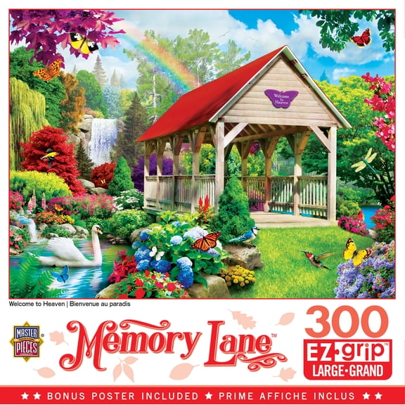 MasterPieces 300 Piece EZ Grip Jigsaw Puzzle - Welcome to Heaven - 18"x24"