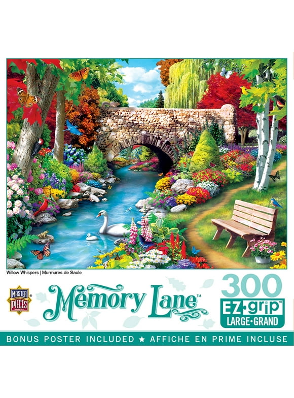 MasterPieces 300 Piece EZ Grip Jigsaw Puzzle - Willow Whispers - 18"x24"