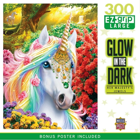 MasterPieces 300 Piece EZ Grip Puzzle - Her Majesty's Jewels - 18"x24"