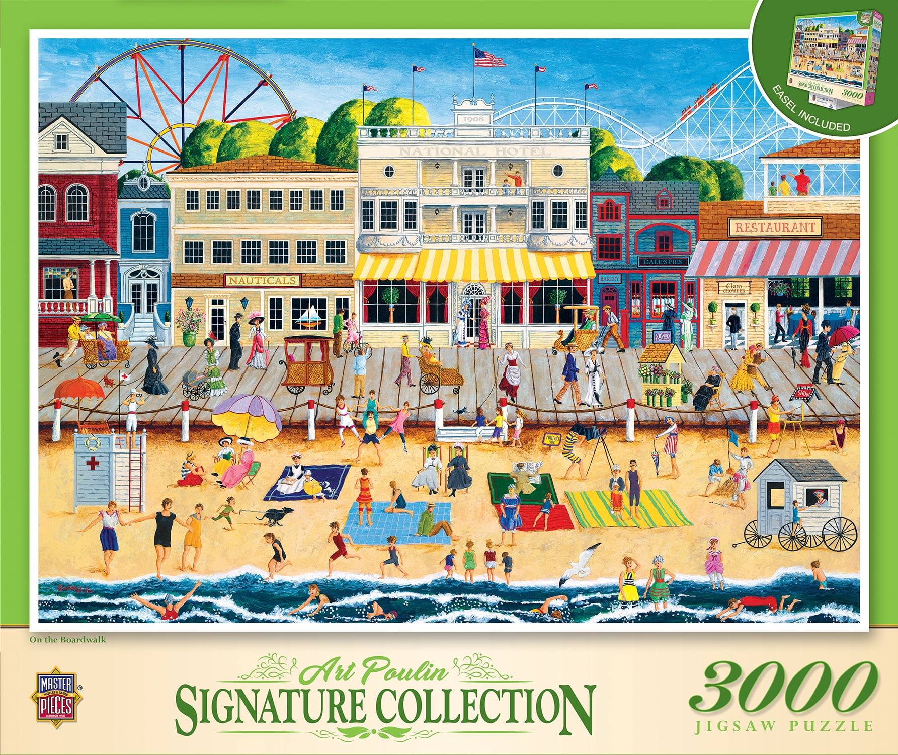 MasterPieces 3000 Piece Jigsaw Puzzle - On The Boardwalk - 32"x45"